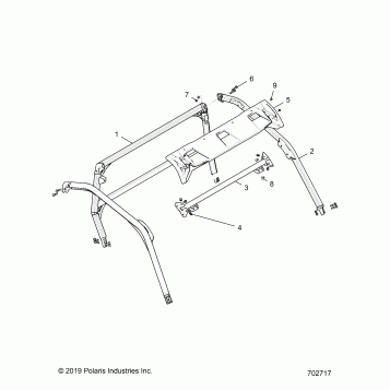 CHASSIS, CAB FRAME - R19RGE99A2/EAR/EBR/UAF/UBF/UAM/UBM/UA9/UB9/UAL/UBL/KAK/KBK (702717)