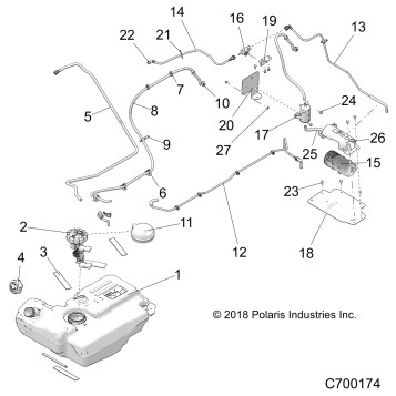 BODY, FUEL TANK AND EVAP - R19RHE99AD/BD/LD/KAK/BK (C700174)