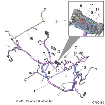 ELECTRICAL, WIRE HARNESS - R19RGE99AR/EBR/UAF/UBF/UAM/UBM/UA9/UB9/UAL/UBL (C700189)