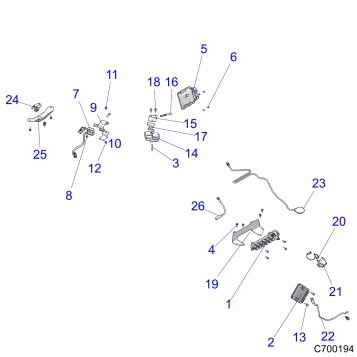 ELECTRICAL, COMPONENTS AND OPTIONS - R19RGE99A2/EAR/EBR/UAF/UBF/UAM/UBM/UA9/UB9/UAL/UBL/KAK/KBK (C700194)