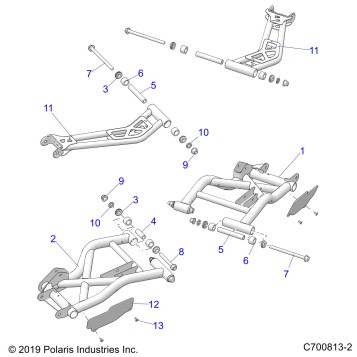 SUSPENSION, REAR CONTROL ARMS - G22GXE99AL/BL (C700813-2)