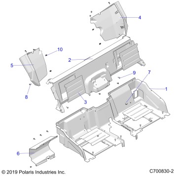 BODY, REAR, CLOSEOFF AND FENDER FLARES - G22GME99AL/BL (C700830-2)