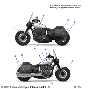 BODY, DECALS/EMBLEMS/BADGES - N22DBBAG/DBCAG ALL OPTIONS (201364)