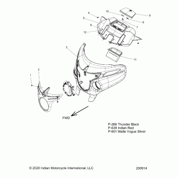 BODY, FAIRING ASM 1 - N18TFAAA ALL OPTIONS (200914)