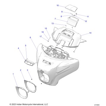 BODY, FAIRING ASM 1 - N24TCDBB/TC9BB ALL OPTIONS (201898C)