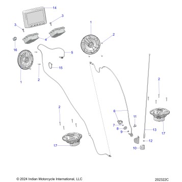 ELECTRICAL, AUDIO SYSTEM, PREMIUM - N26LC6SS ALL OPTIONS (202322C)