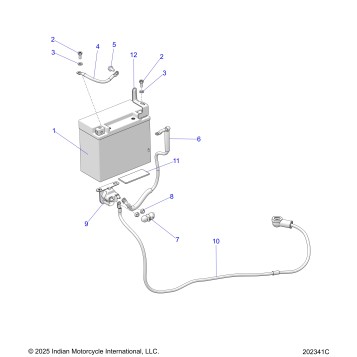 ELECTRICAL, BATTERY AND CABLES - N26SSE77 (202341C)