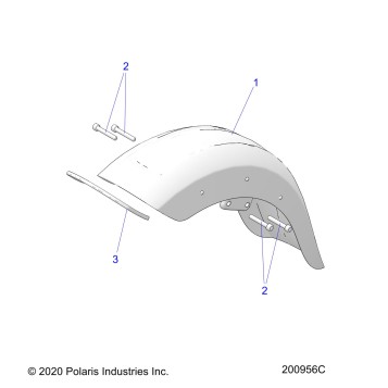 BODY, FENDER, FRONT - N21MSA00/MSB00 ALL OPTIONS (200956C)