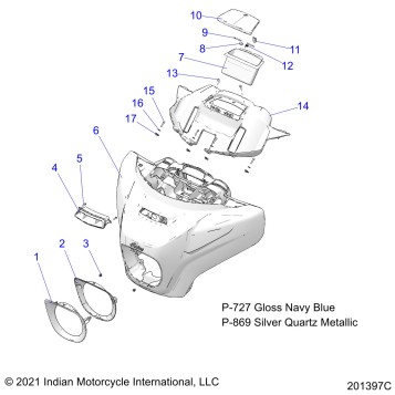 BODY, FAIRING ASM 1 - N22TCABB ALL OPTIONS (201397C)