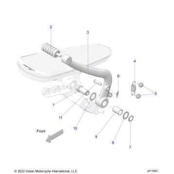 BRAKES, BRAKE PEDAL ASM. - N24DBABH/DBFBH ALL OPTIONS (201789C)