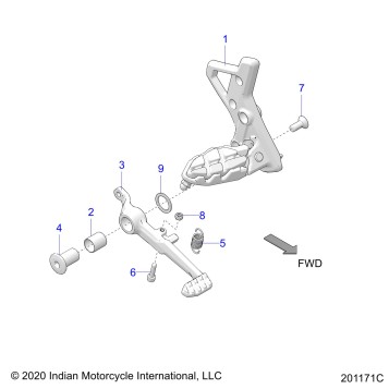 BRAKES, PEDAL - N22RZA22/RZS25 (201171C)