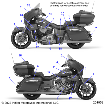 BODY, EMBLEMS/DECALS - N23TKABB ALL OPTIONS (201859)