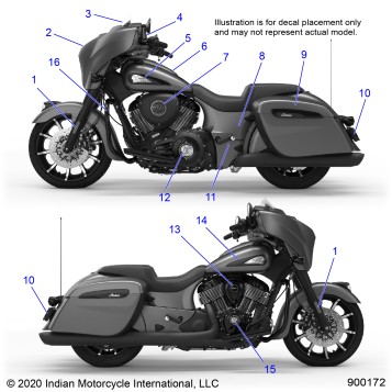 BODY, EMBLEMS/DECALS - N21TCDBB ALL OPTIONS (900172)