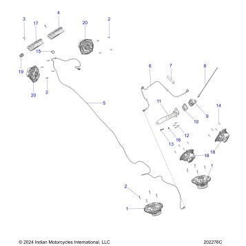 ELECTRICAL, AUDIO SYSTEM, PREMIUM - N26LG6SS ALL OPTIONS (202276C)