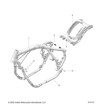 CHASSIS, FRAME ASM. - N24DSDBH/DSGBH ALL OPTIONS (201813C)