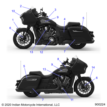 BODY, DECALS/EMBLEMS - N21LCDRR ALL OPTIONS (900224)
