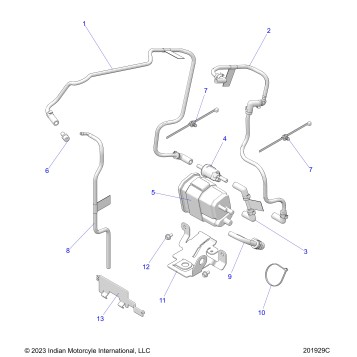 FUEL SYSTEM, EVAP SYSTEM, CALI. - N24MTA00/MTB00/MTG00/MTH00/NTA00/NTG00 (201929C)