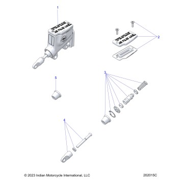 BRAKES, REAR, MASTER CYLINDER - N25SCB76/SCC76/SCD76/SCF76 (202015C)
