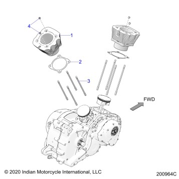 ENGINE, CYLINDER - N22TCABB ALL OPTIONS (200964C)