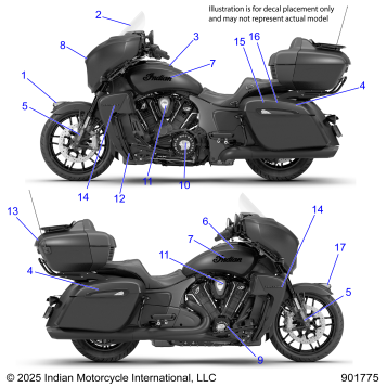 BODY, DECALS/EMBLEMS - N26LGRRR ALL OPTIONS (901775)
