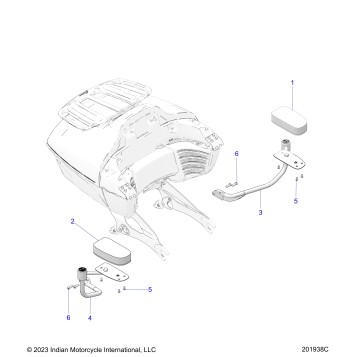 BODY, TRUNK, ARM REST ASM. - N24TKEBB ALL OPTIONS (201938C)