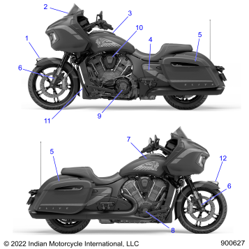 BODY, DECALS/EMBLEMS - N23LCERR ALL OPTIONS (900627)