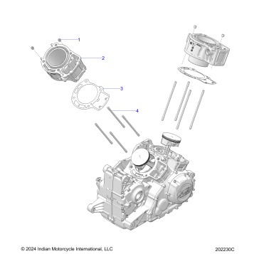 ENGINE, CYLINDER - N26LC4SS/LC6SS ALL OPTIONS (202230C)