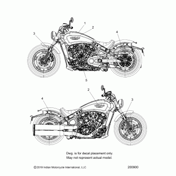 BODY, EMBLEMS/DECALS - N20MTA11/MTB11 ALL OPTIONS (200900)