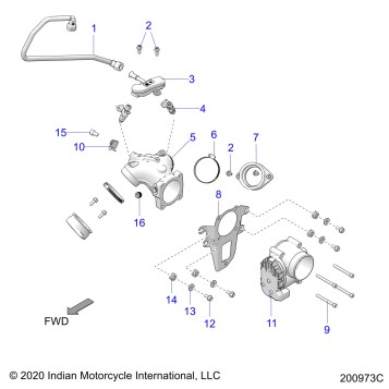 FUEL SYSTEM, FUEL CLAM SHELL/THROTTLE BODY - N22TCABB ALL OPTIONS (200973C)