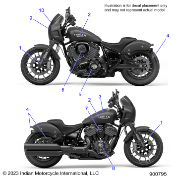 BODY, DECALS/EMBLEMS/BADGES - N24DSDBH/DSGBH ALL OPTIONS (900795)