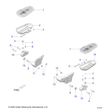 CHASSIS, FLOORBOARD, PASSENGER - N23TCEBB ALL OPTIONS (201802C)