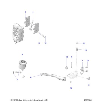 BRAKES, FRONT KITS - N20RTA22/RUA24 (200552C)