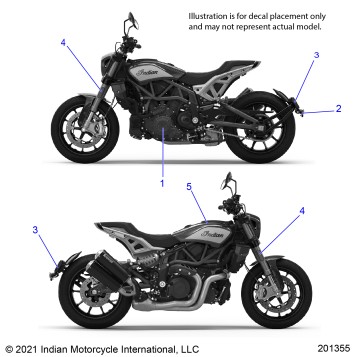 BODY, EMBLEMS/DECALS - N22RZR25 (201355-01)