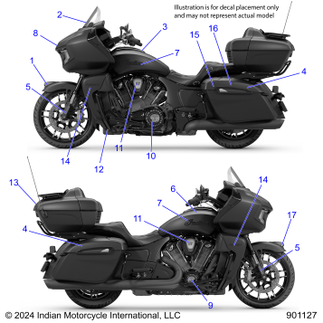 BODY, DECALS/EMBLEMS - N25LDDSS ALL OPTIONS (901127)