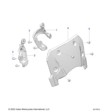 BODY, WINDSHIELD AND MOUNTING (FTR SPORT) - N24RZM22/FZM22 (201767C)
