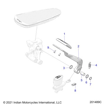 BRAKES, BRAKE PEDAL - N24LDGRR/LDHRR ALL OPTIONS (201489C)