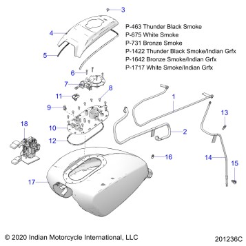 FUEL SYSTEM, FUEL TANK ASM. - N21LCDRR ALL OPTIONS (201236C)