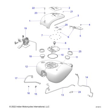 FUEL SYSTEM, FUEL TANK ASM. - N23TKABB ALL OPTIONS (201681C)