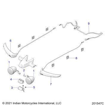 ELECTRICAL, TURN SIGNALS, REAR/REAR LIGHTING - N22TCEBB ALL OPTIONS (201547C)