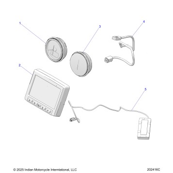 ELECTRICAL, INSTRUMENT CLUSTER - N26LFRRR ALL OPTIONS (202416C)