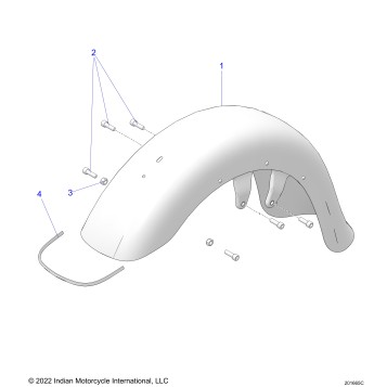 BODY, FENDER, FRONT - N24TKEBB ALL OPTIONS (201665C)