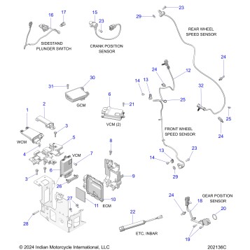 ELECTRICAL, COMPONENTS 2 - N26LC4SS/LC6SS ALL OPTIONS (202136C)