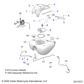 FUEL SYSTEM, FUEL TANK ASM. - N21TVAAA/N21TVACA ALL OPTIONS (201157C)