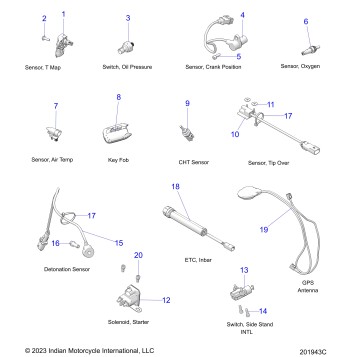 ELECTRICAL, COMPONENTS 2 - N24DBABH/DBFBH ALL OPTIONS (201943C)