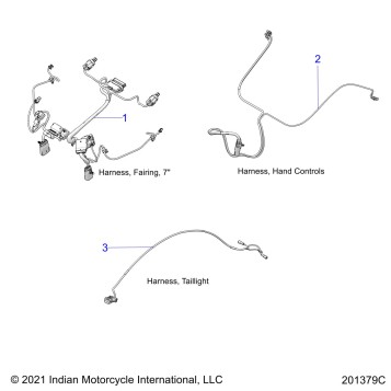 ELECTRICAL, WIRE HARNESS 2 - N22TCBAA ALL OPTIONS (201197C)
