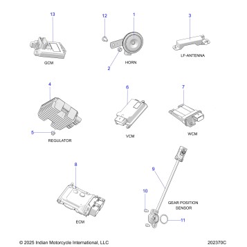 ELECTRICAL, COMPONENTS 1 - N26DSDBH/DSGBH ALL OPTIONS (202370C)