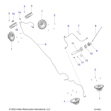 ELECTRICAL, AUDIO SYSTEM - N23LDERR/LDFRR ALL OPTIONS (201800C)