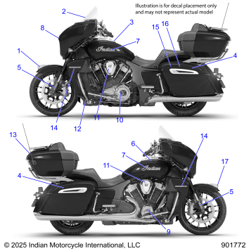 BODY, DECALS/EMBLEMS - N26LG4SS/LG6SS ALL OPTIONS (901772)