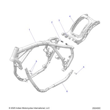 CHASSIS, FRAME ASM. - N26DBABH/DBFBH ALL OPTIONS (202430C)