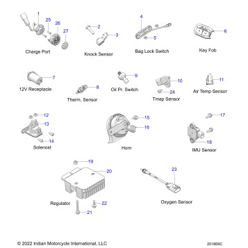 ELECTRICAL, COMPONENTS 1 - N22LCARR ALL OPTIONS (201869C)